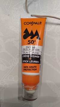 COSMALP - Soins solaire crème visage + stick lèvres 50+