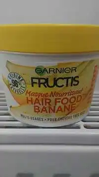 GARNIER - Fructis Hair Food Banane - Masque nourrissant
