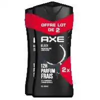 AXE - Axe Gel Douche Homme Black 12h Parfum Frais 2x250ml