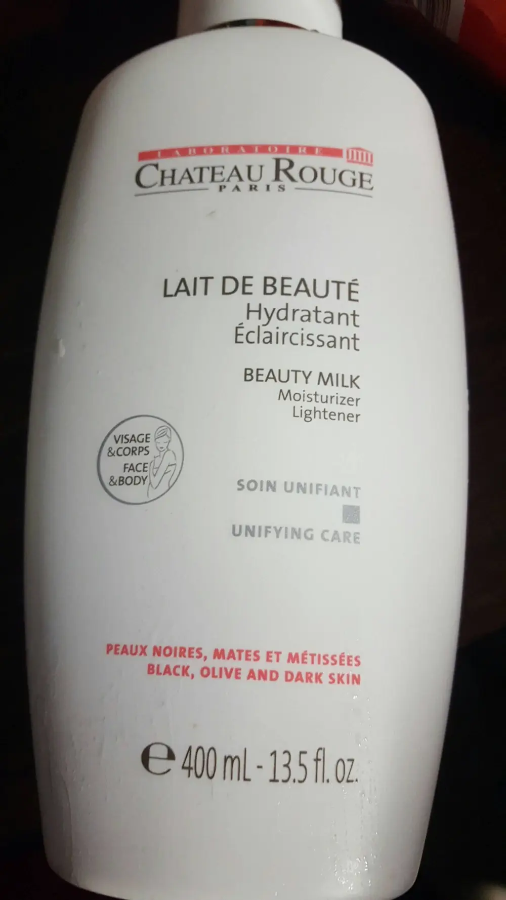 LABORATOIRE CHÂTEAU ROUGE - Lait de beauté hydratant éclaircissant