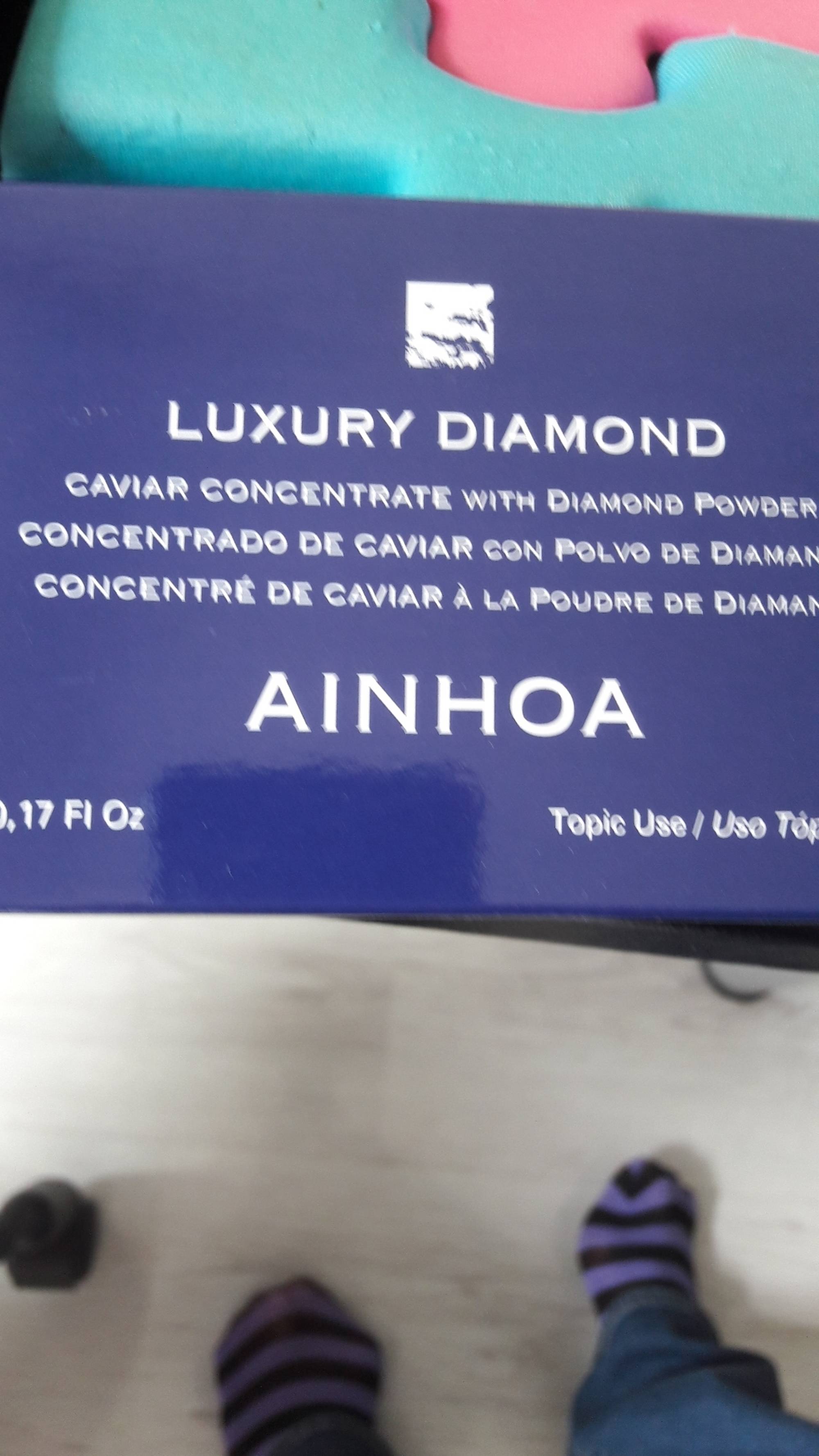 AINHOA - Luxury diamond - Concentré de caviar à la poudre de diamand