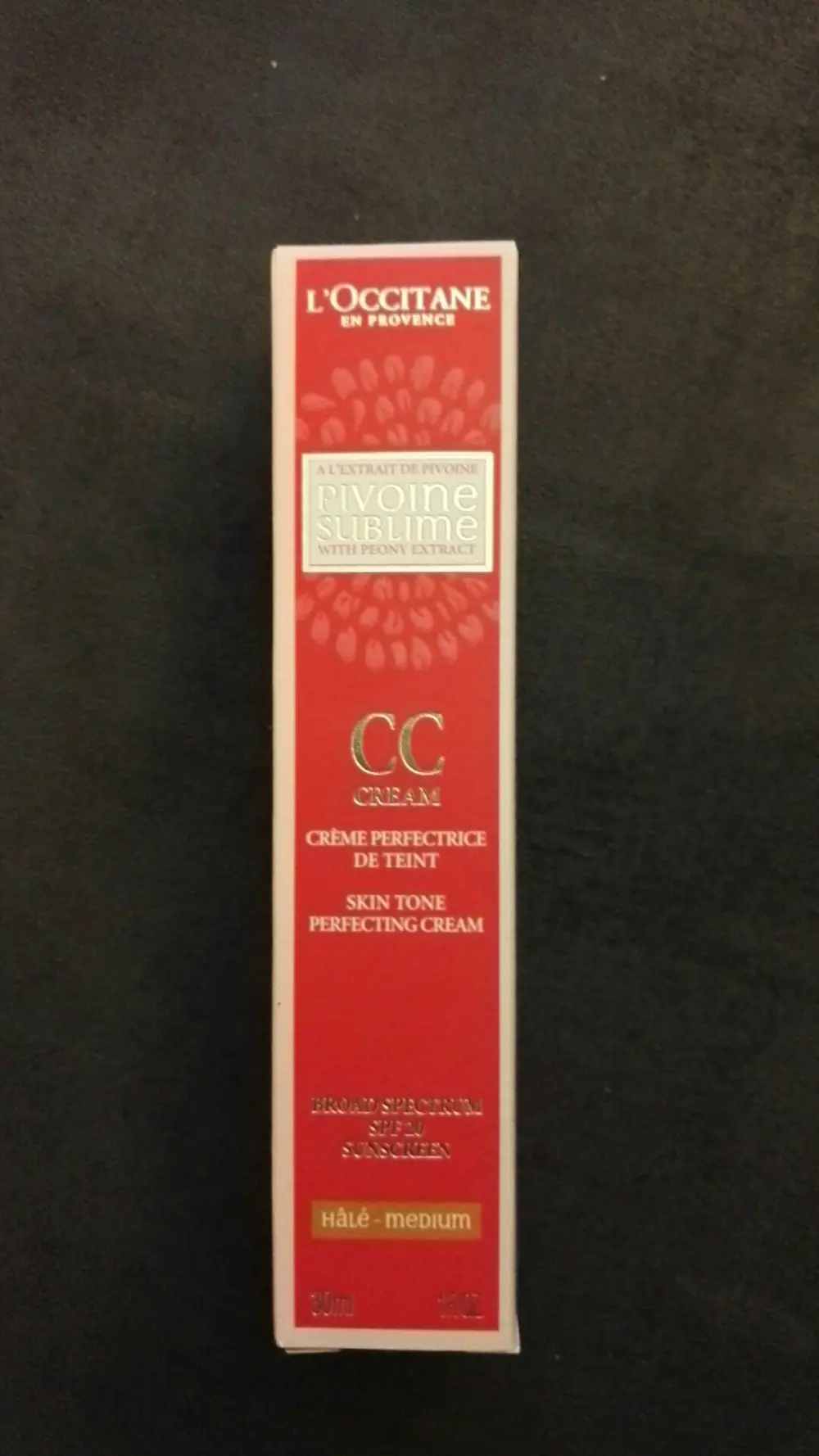 L'OCCITANE - Pivoine Sublime - CC cream SPF 20