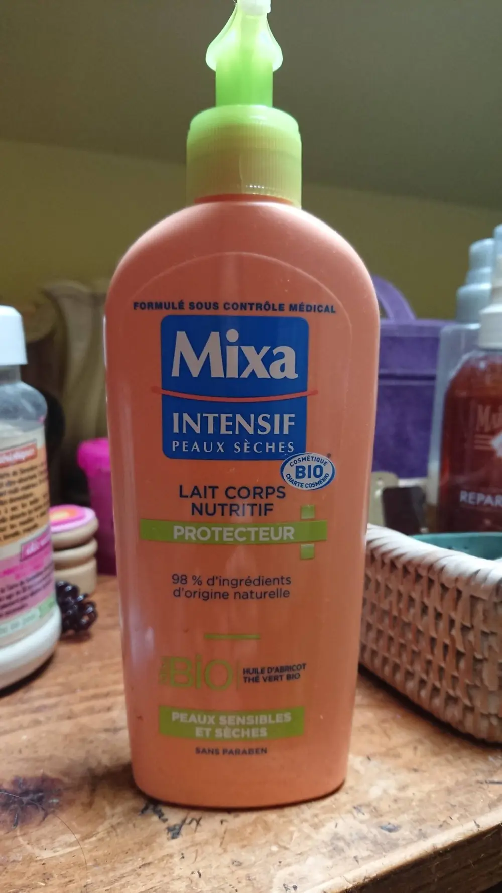 MIXA - Intensif peaux sèches - Lait corps nutritif bio