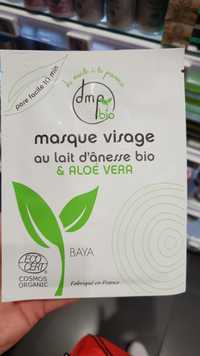DMP DU MONDE À LA PROVENCE - Masque visage au lait d'ânesse bio & aloé vera