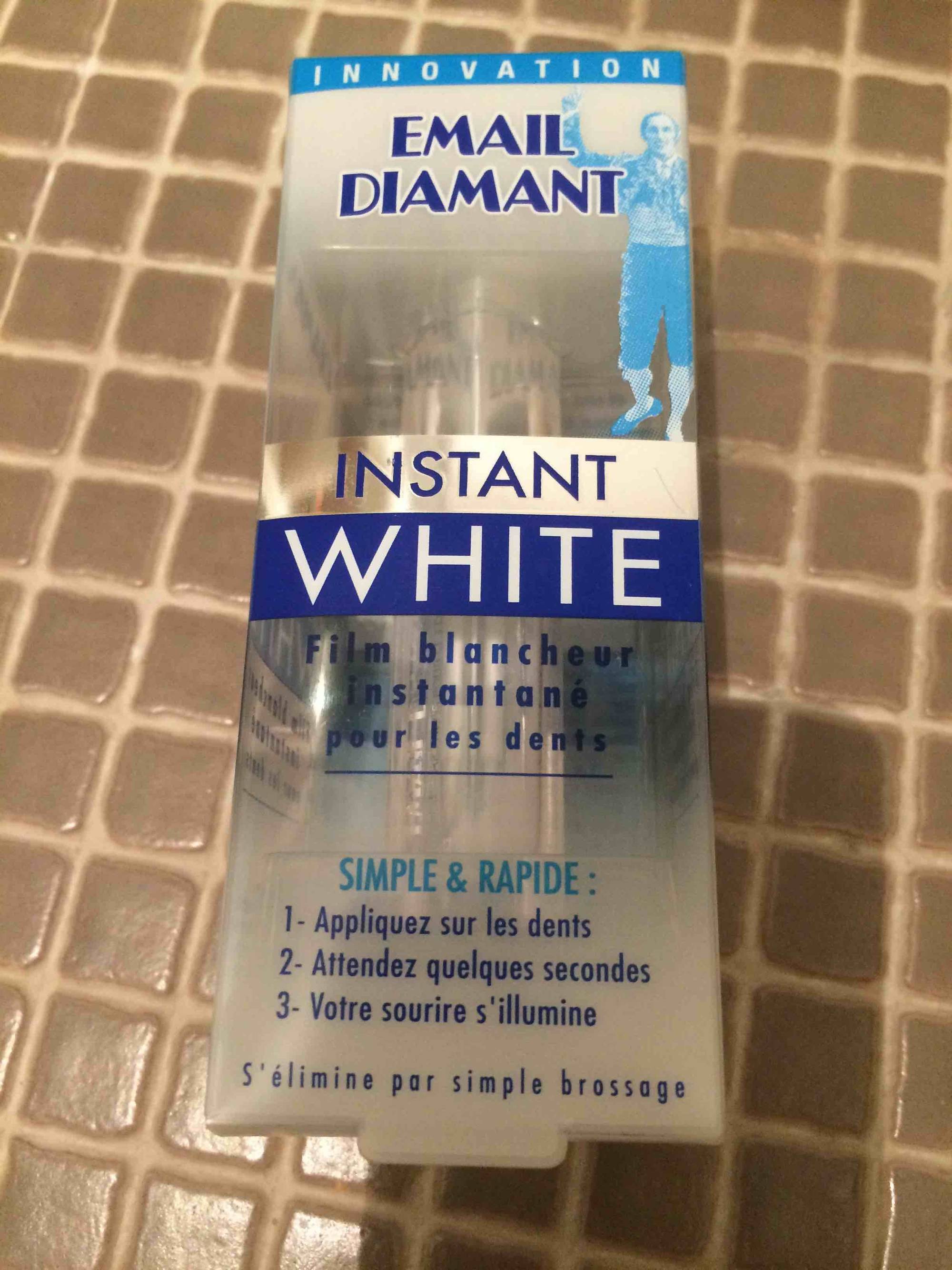 EMAIL DIAMANT - Instant White - Film blancheur instantané pour les dents