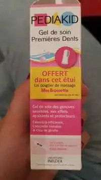 LABORATOIRES INELDEA - Pediakid - Gel de soin premières dents 