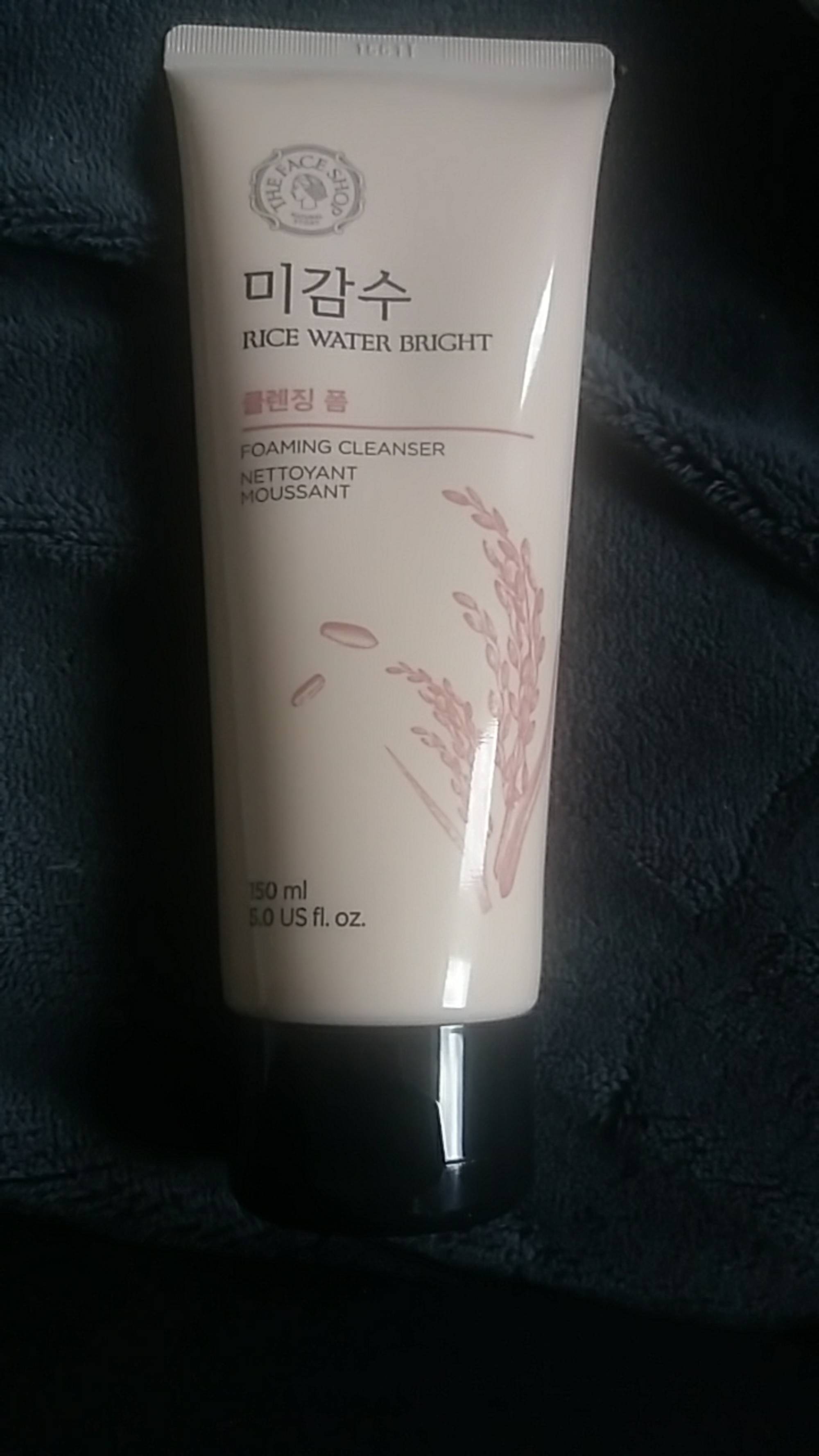 THE FACE SHOP - Rice water bright - Nettoyant moussant