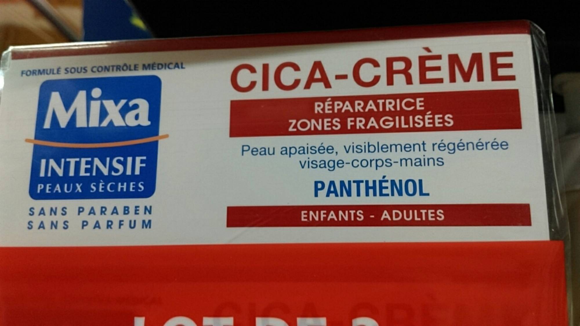 MIXA Crème réparatrice