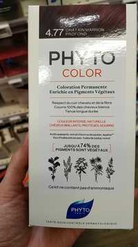 PHYTO - Coloration permanente 4.77 châtain marron profond