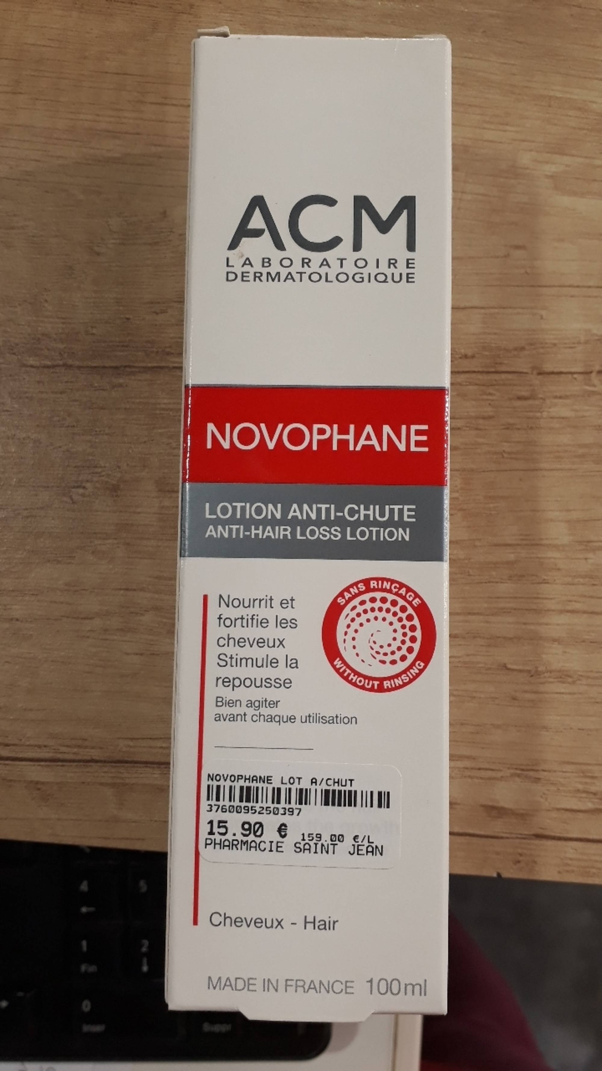 ACM LABORATOIRE DERMATOLOGIQUE - Novophane - Lotion anti-chute