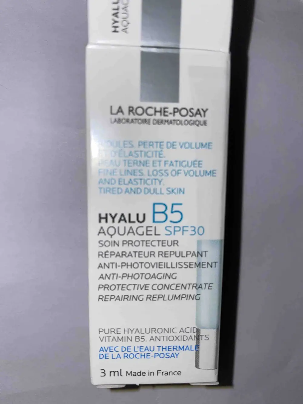 LA ROCHE-POSAY - Hyalu B5 - Aquagel SPF 30 Soin protecteur réparateur