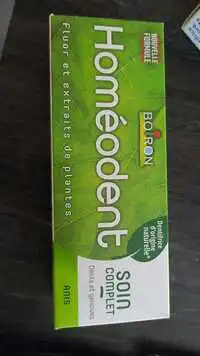 BOIRON - Homéodent - Dentifrice d'origine naturelle