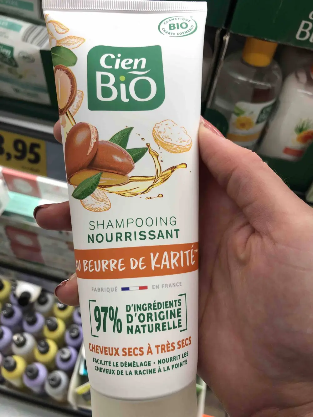 CIEN - Bio - Shampooing nourrissant au Beurre de Karité