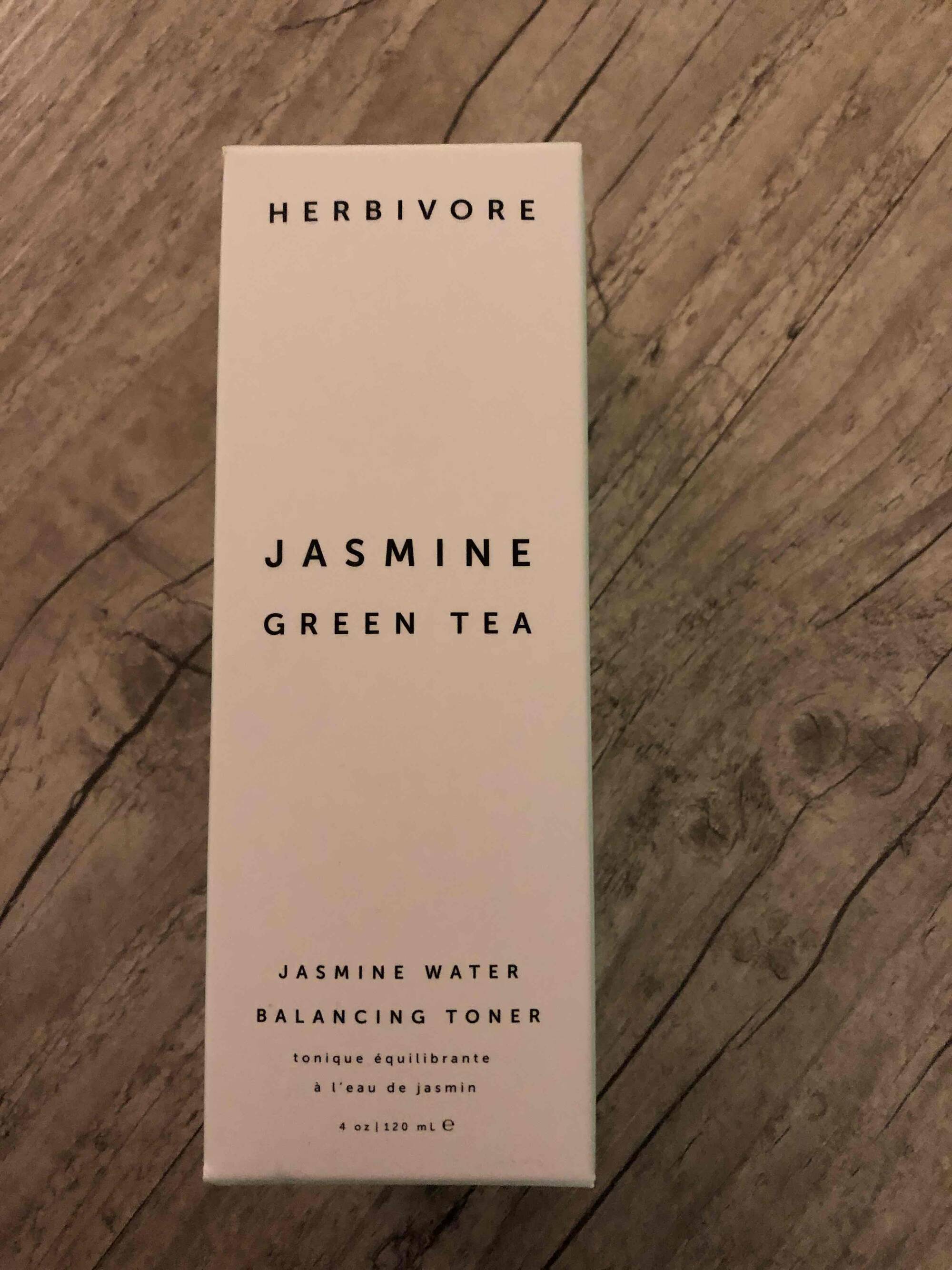 HERBIVORE - Jasmine green tea - Tonique équilibrante à l'eau de jasmin