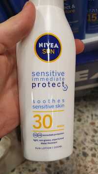 NIVEA - Sun sensitive immediate protect+ - Sun lotion 30 high 