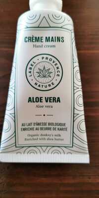 LABEL PROVENCE NATURE - Aloe vera - Crème mains