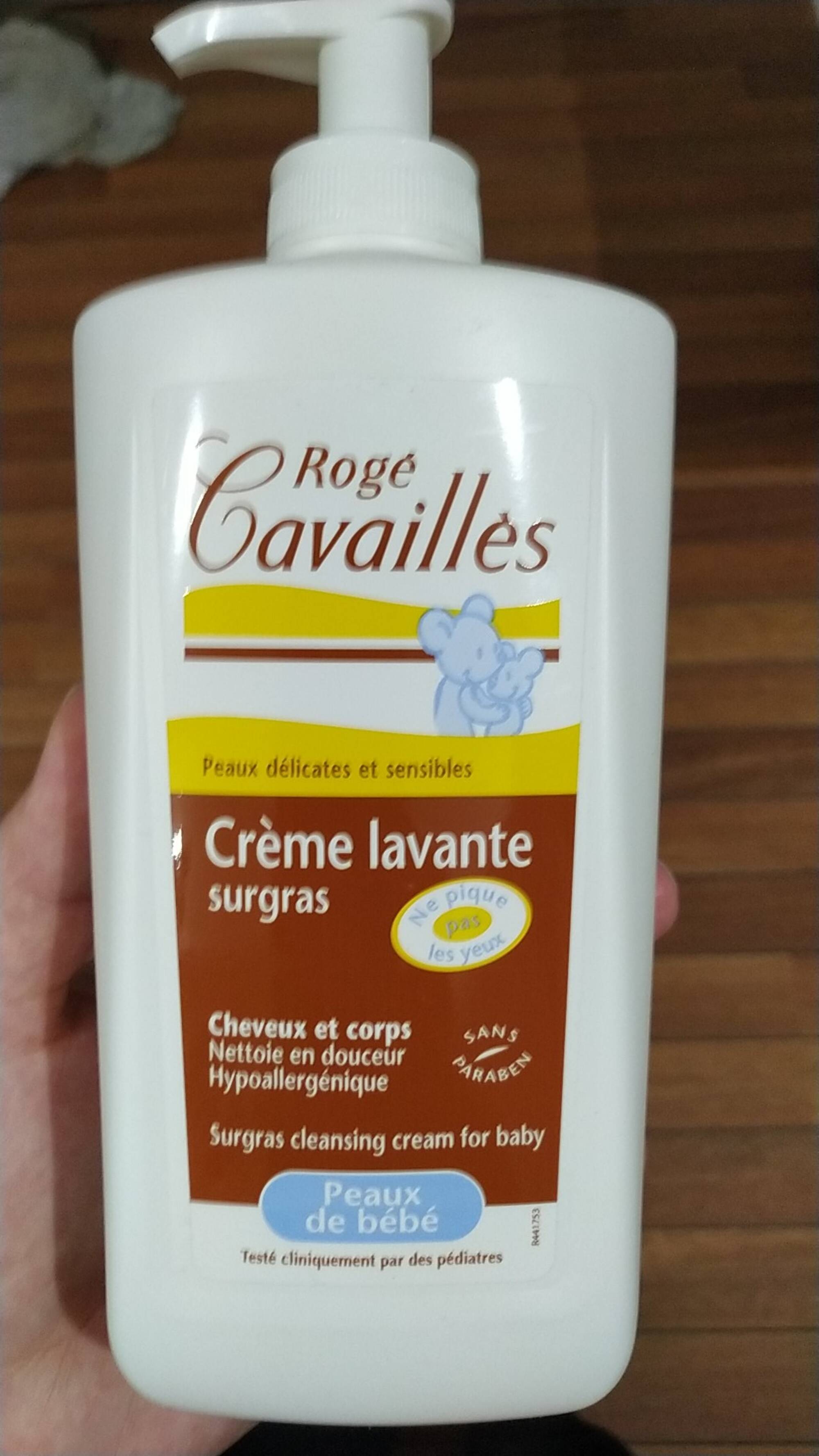 Crème lavante surgras - Peaux de bébé - Rogé Cavaillès - Bébé