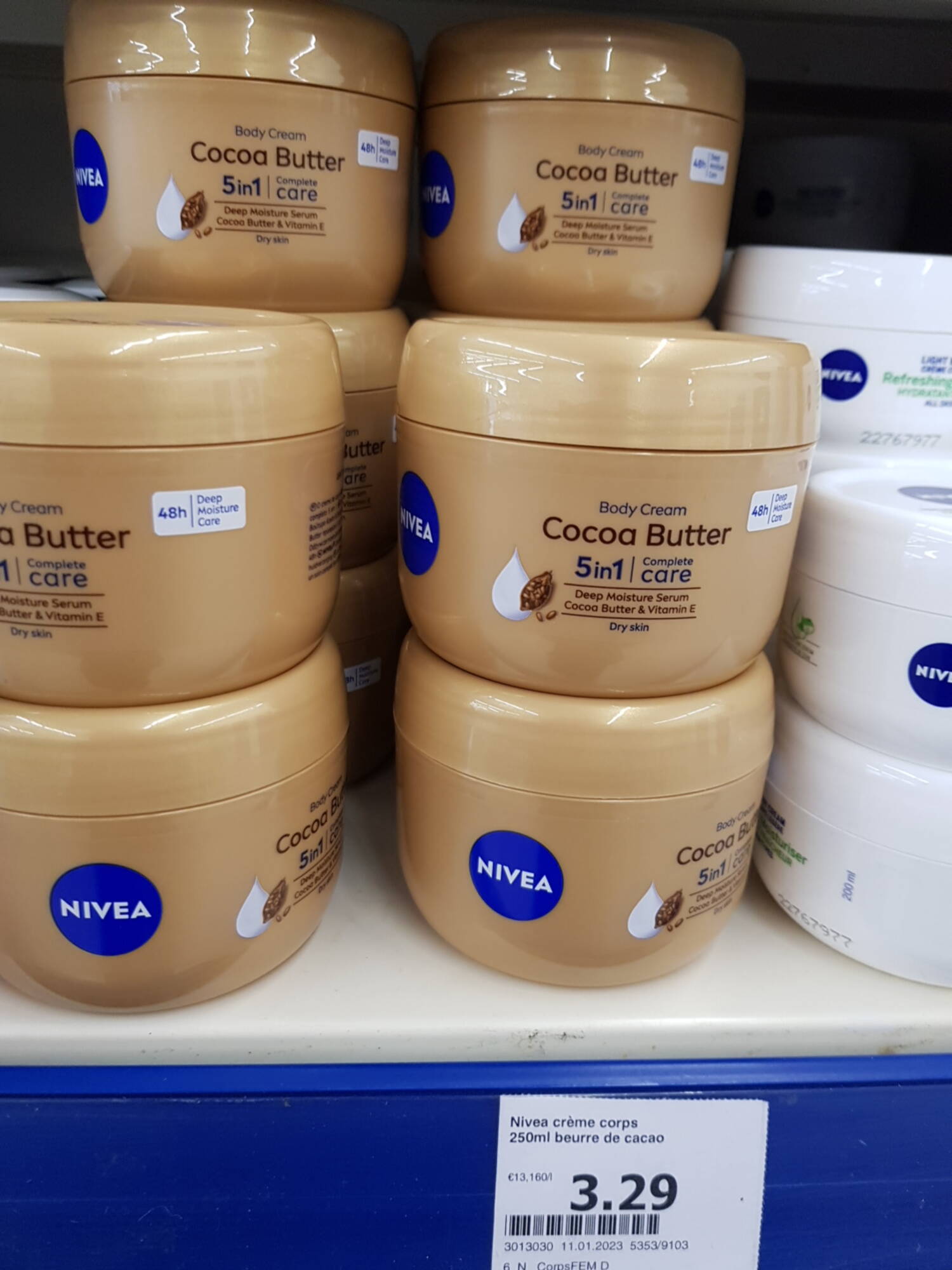 NIVEA - Cocoa butter - Body cream 5 in 1 