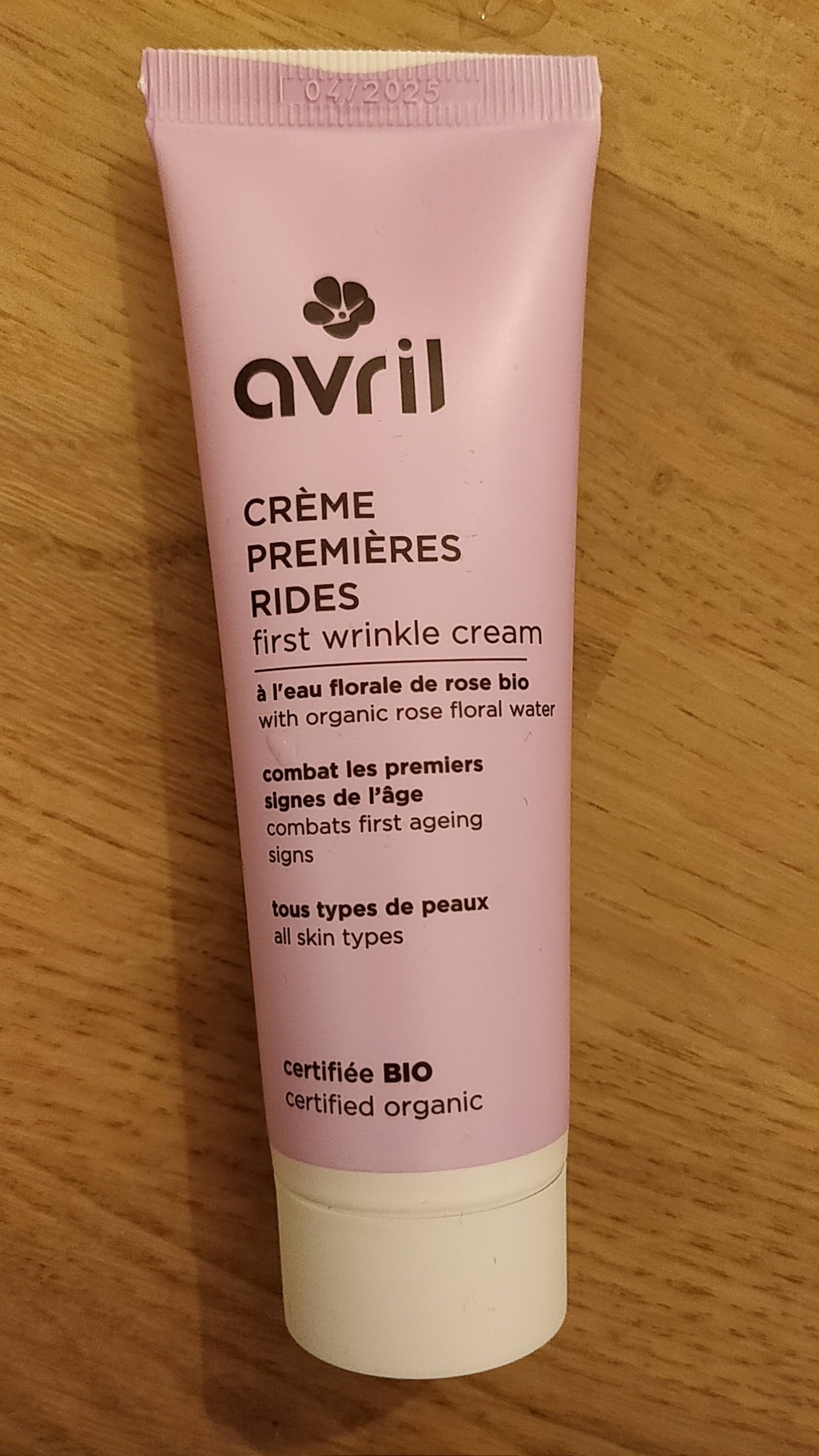 AVRIL - Crème premières rides
