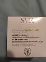 SVR - Crème riche densitium - Correction globale