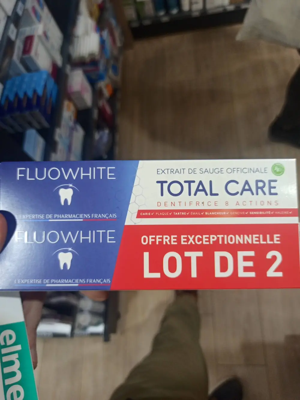 FLUOWHITE - Total care - Dentifrice 8 actions