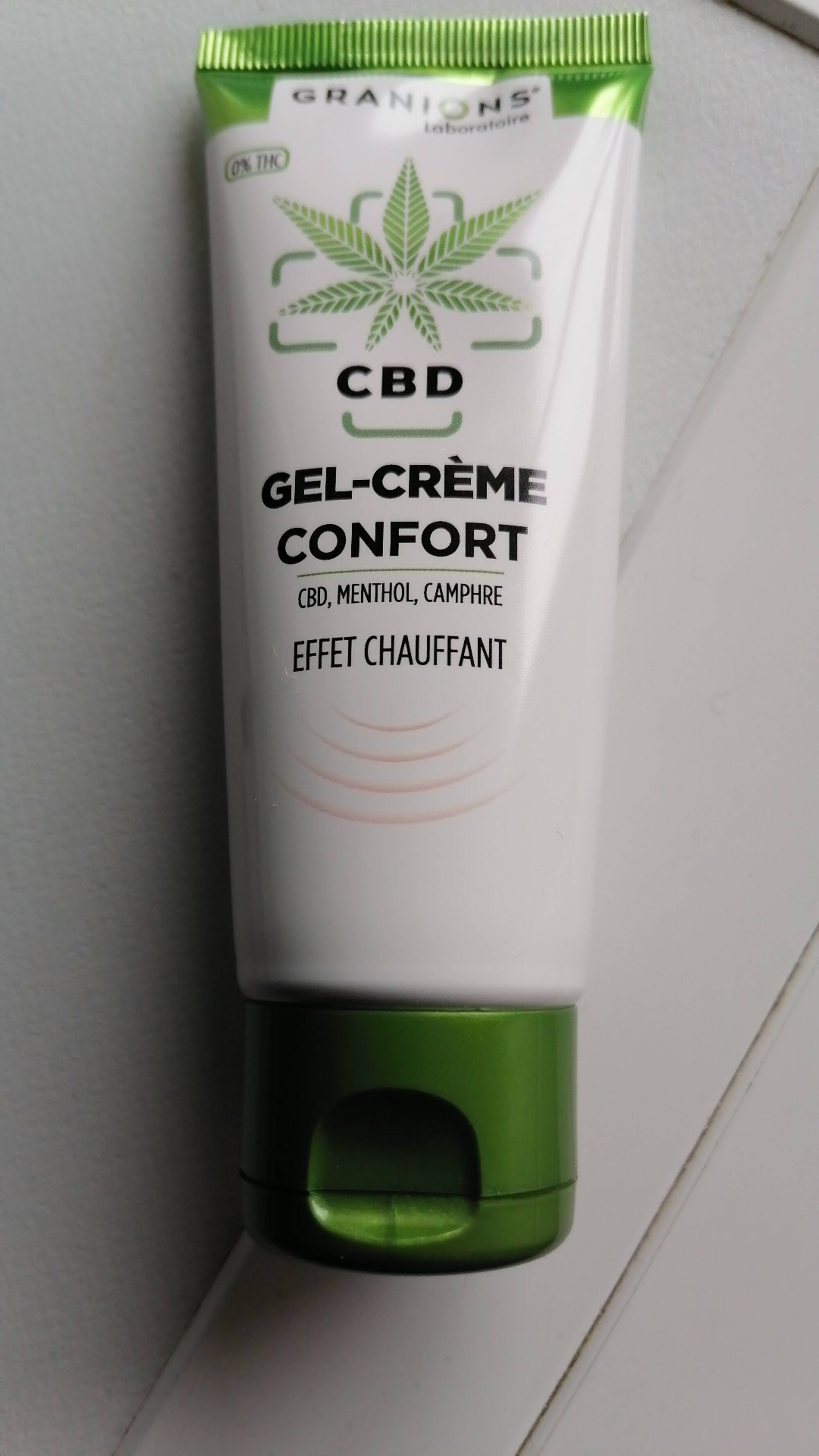 GRANIONS - CBD - Gel-crème confort effet chauffant