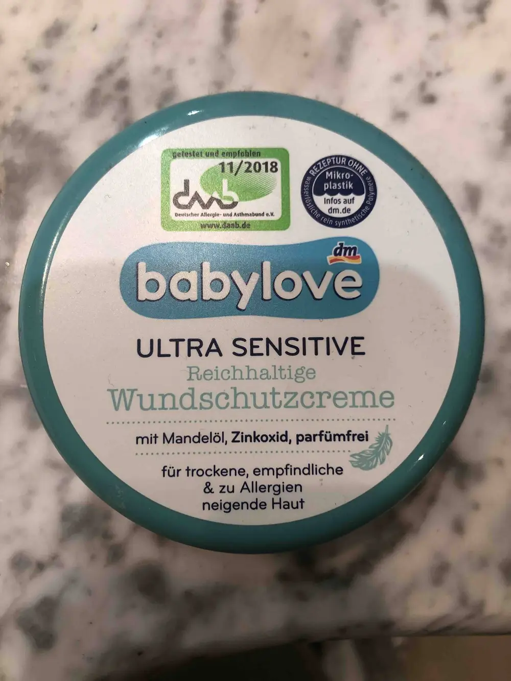 BABYLOVE - Ultra sensitive - Reichhaltige wundschutzcreme