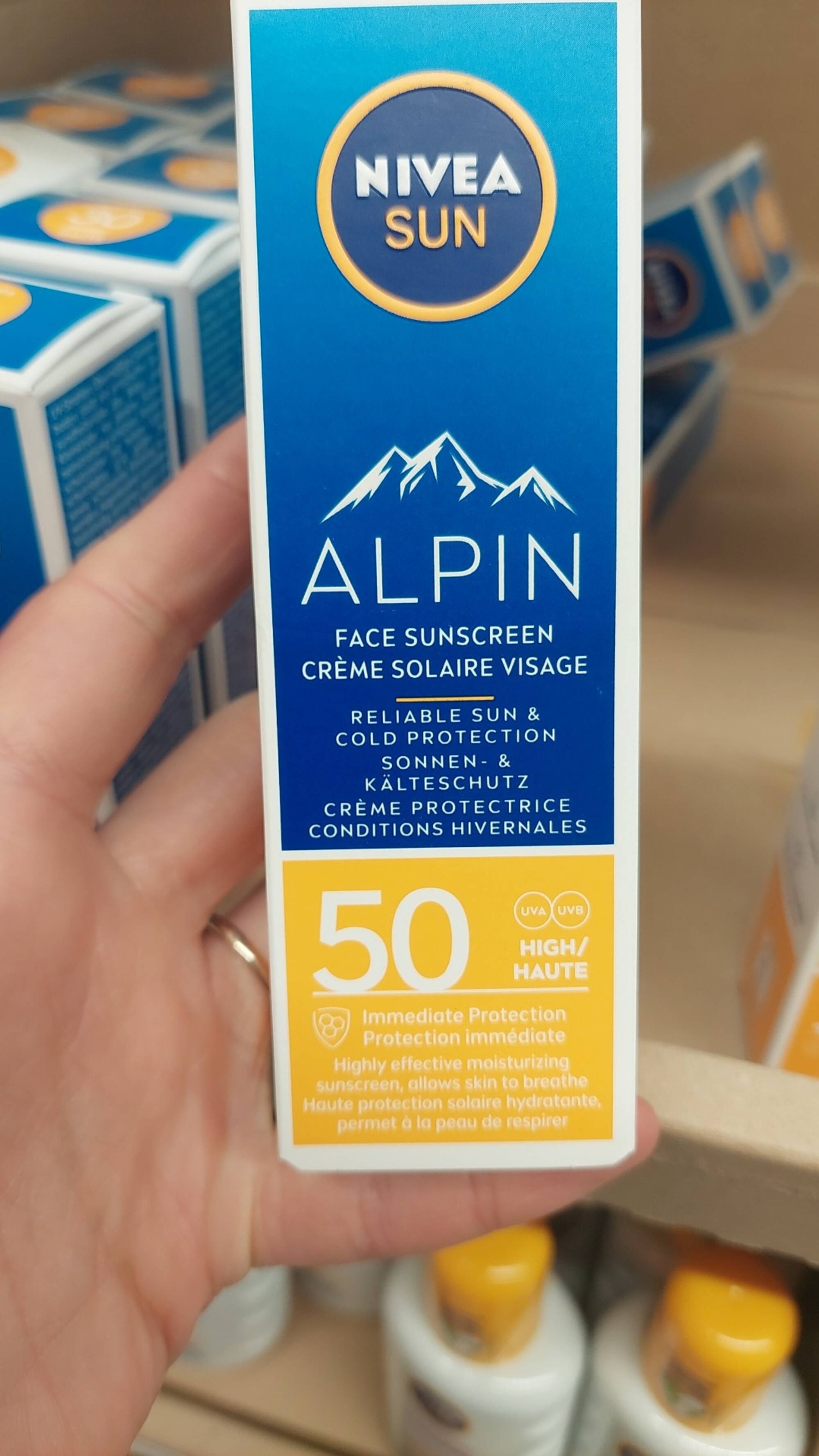 NIVEA SUN - Alpin - Crème solaire visage spf 50
