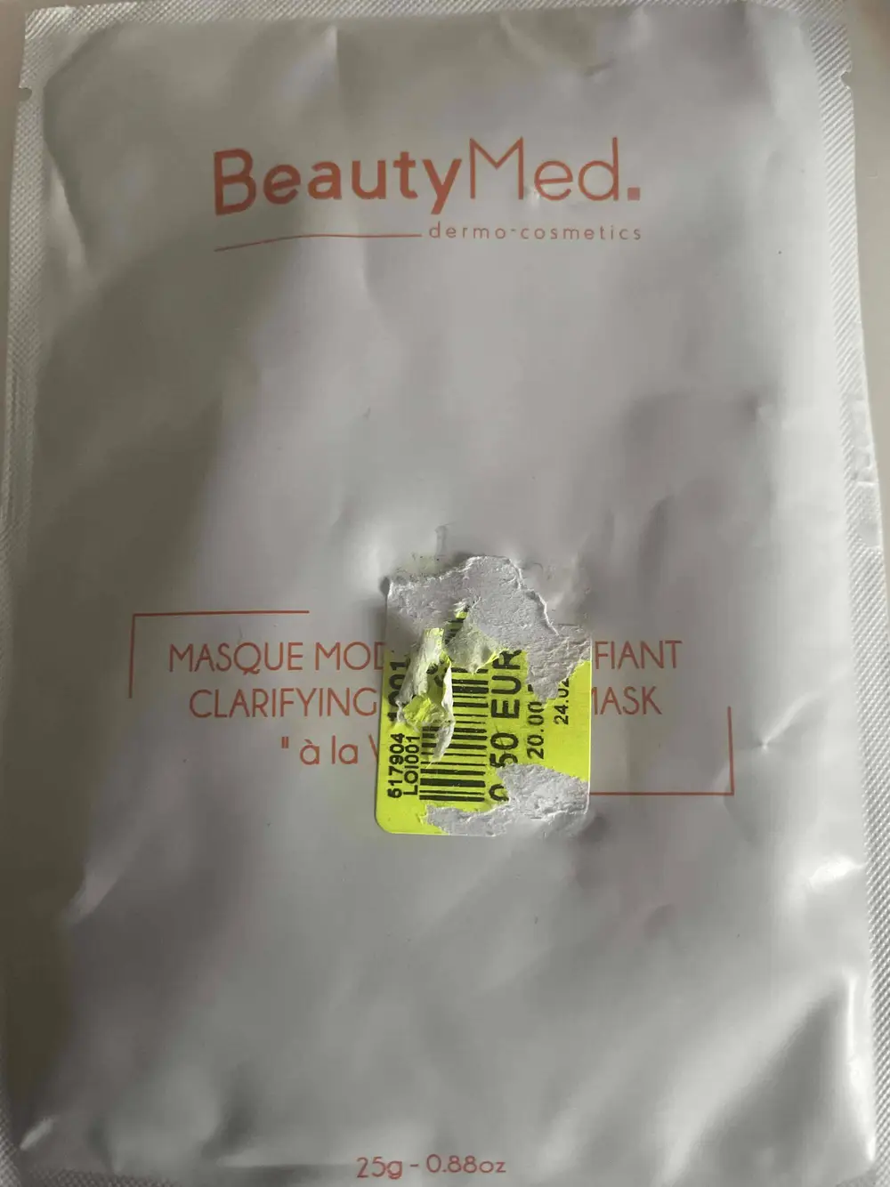 BEAUTYMED - Masque peel-off visage à la vitamine C