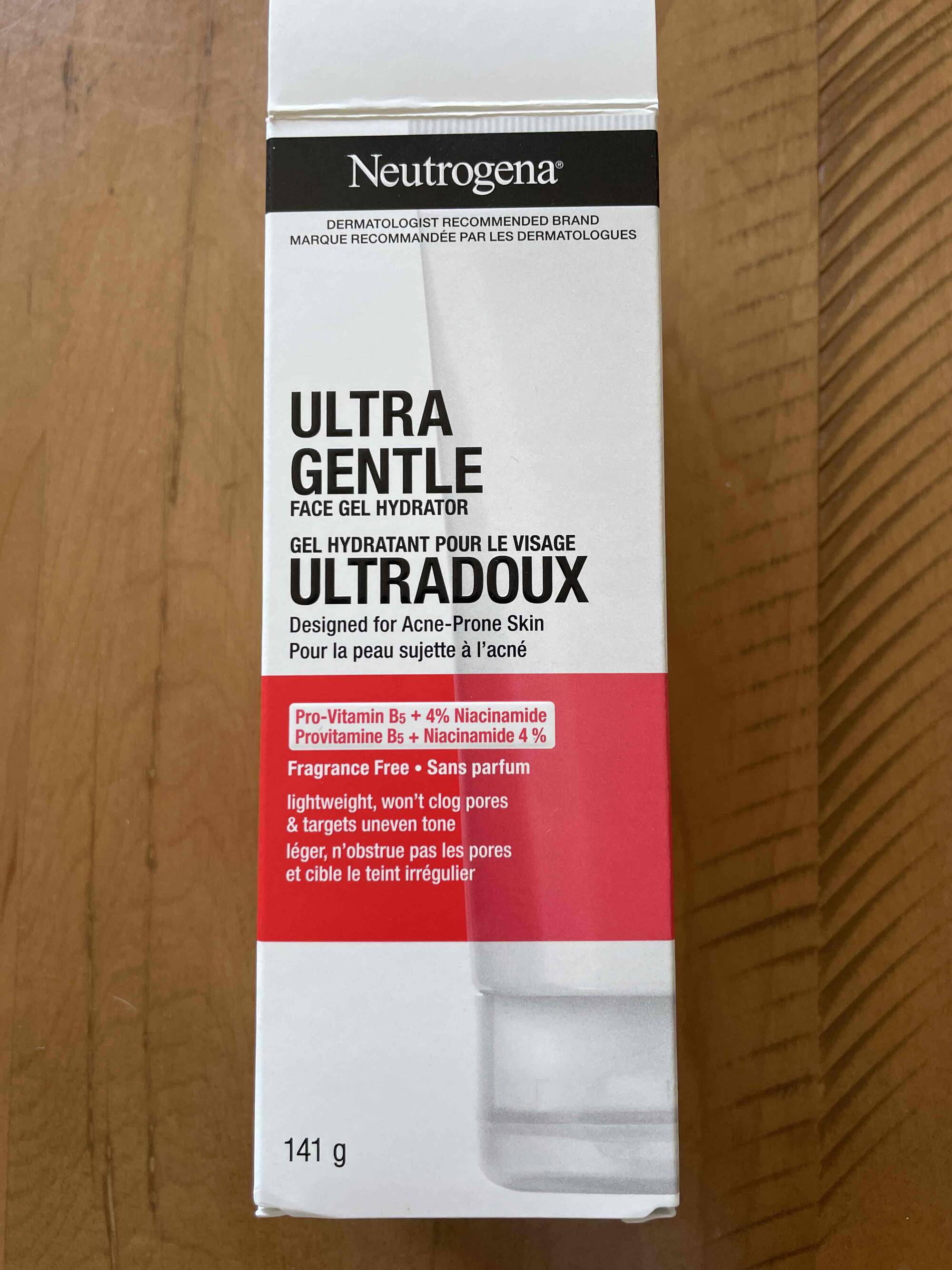 NEUTROGENA - Ultra doux - Gel hydratant pour le visage 