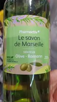 PHARMACTIV - Senteur olive et romarin - Le savon de Marseille