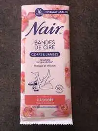 NAIR - 16 Bandes cires corps & jambes à l’extrait d’orchidée 