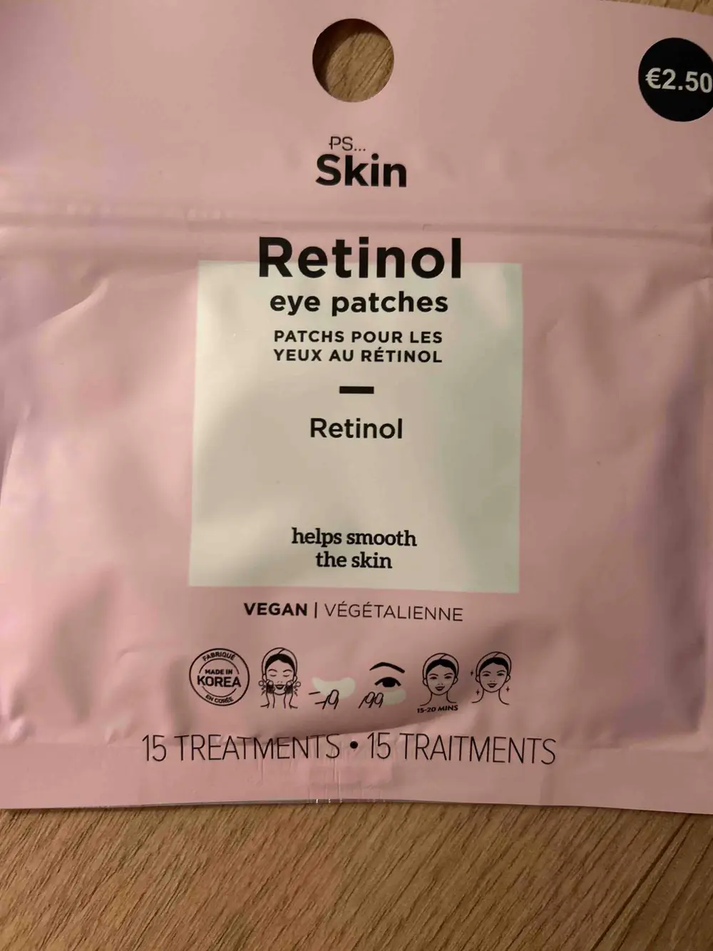 PRIMARK - PS... Skin retinol - Patchs pour les yeux