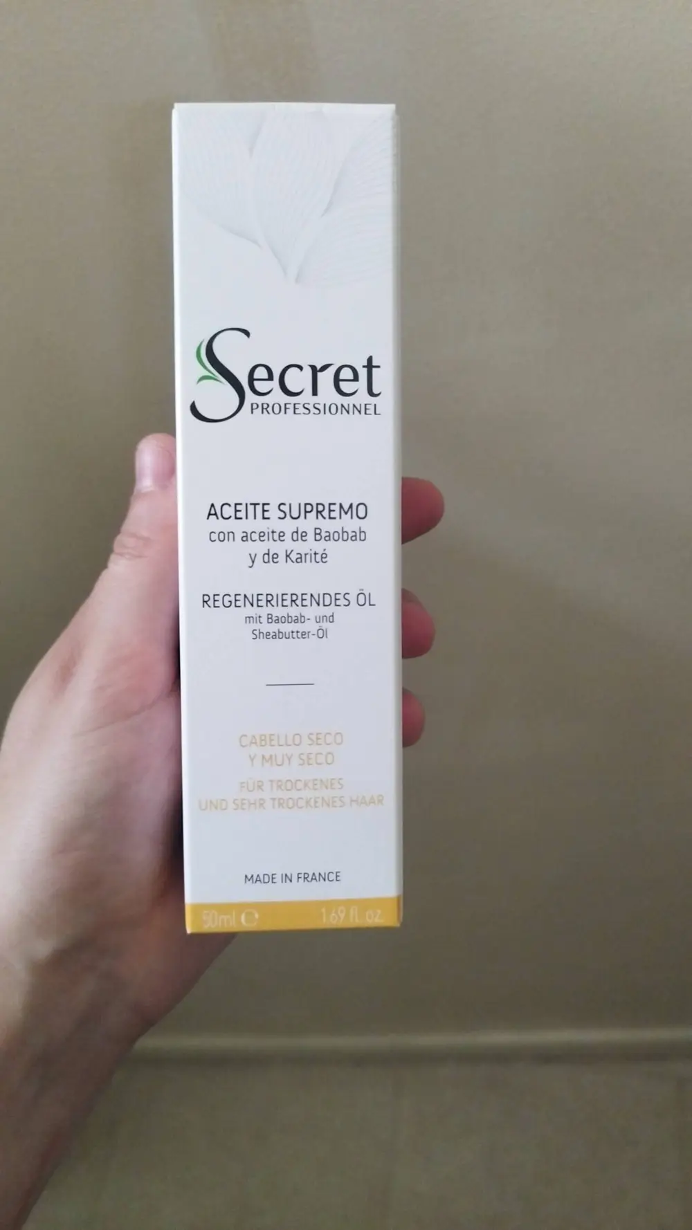 SECRET PROFESSIONNEL - Aceite supremo - Con aceite de baobab y de karité