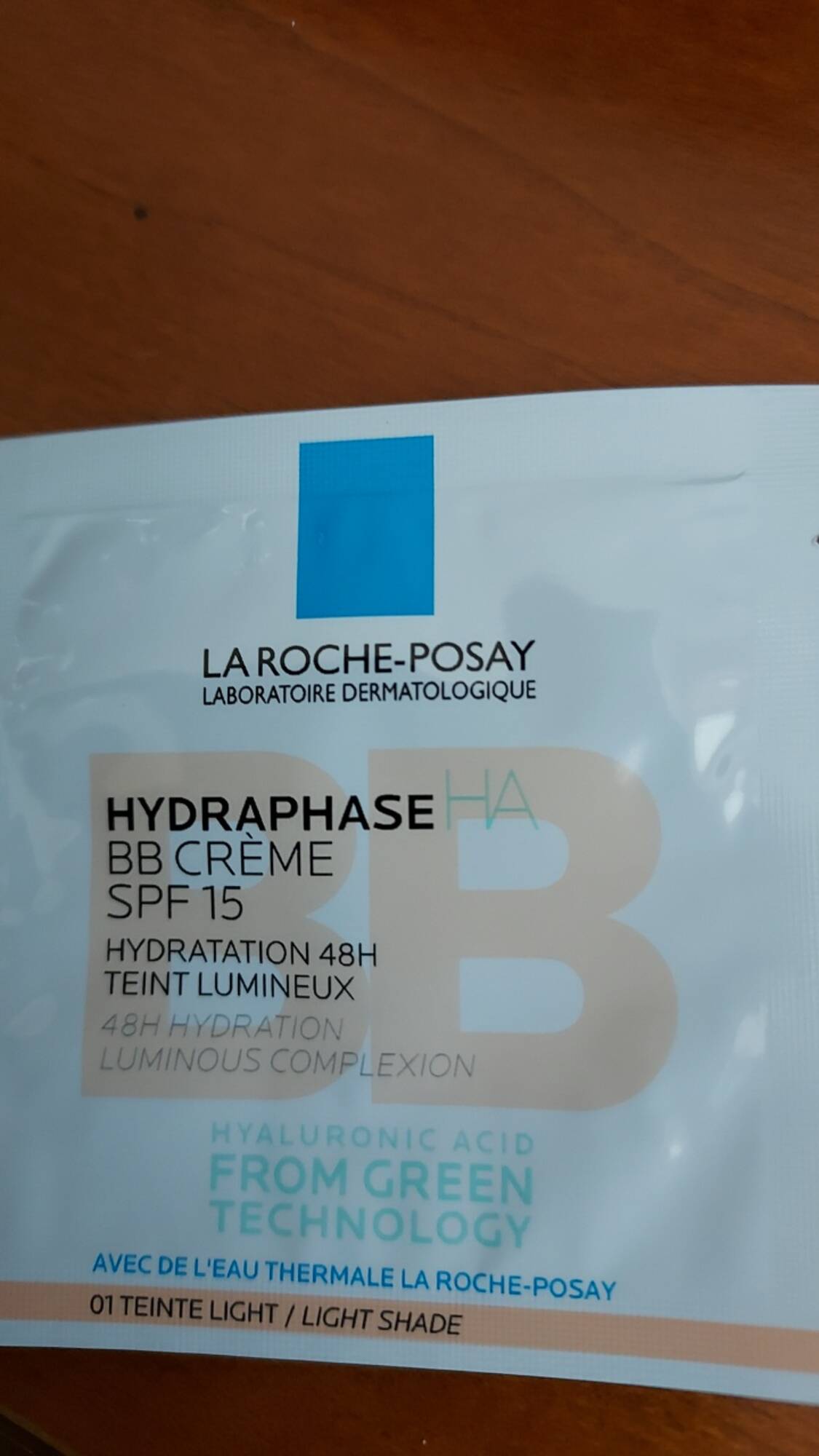 LA ROCHE-POSAY - Hydraphase HA - BB crème SPF 15