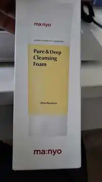 MA:NYO - pure & deep cleasing foam