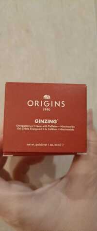 ORIGINS - Ginzing - energizing gel cream with caffeine + niacinamide 