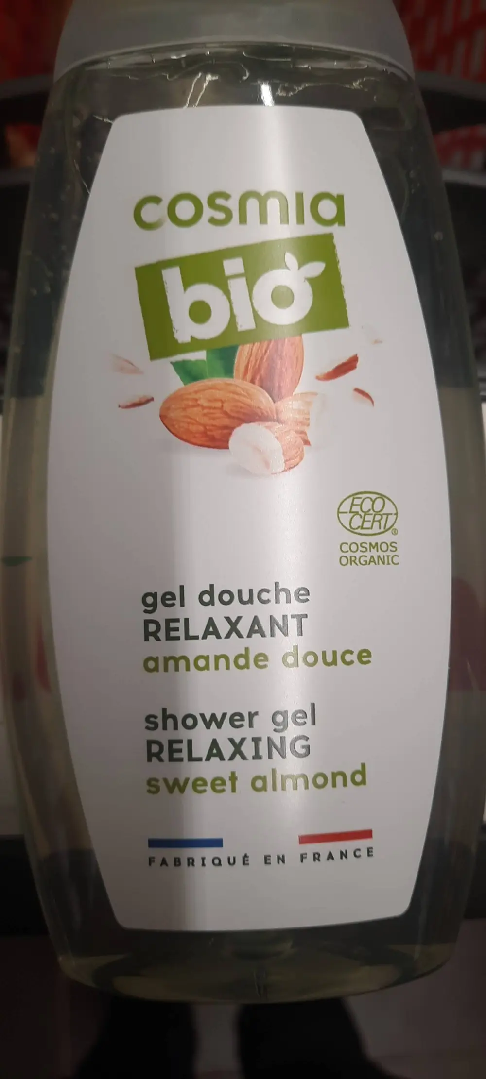 COSMIA - Gel douche relaxant bio amande douce