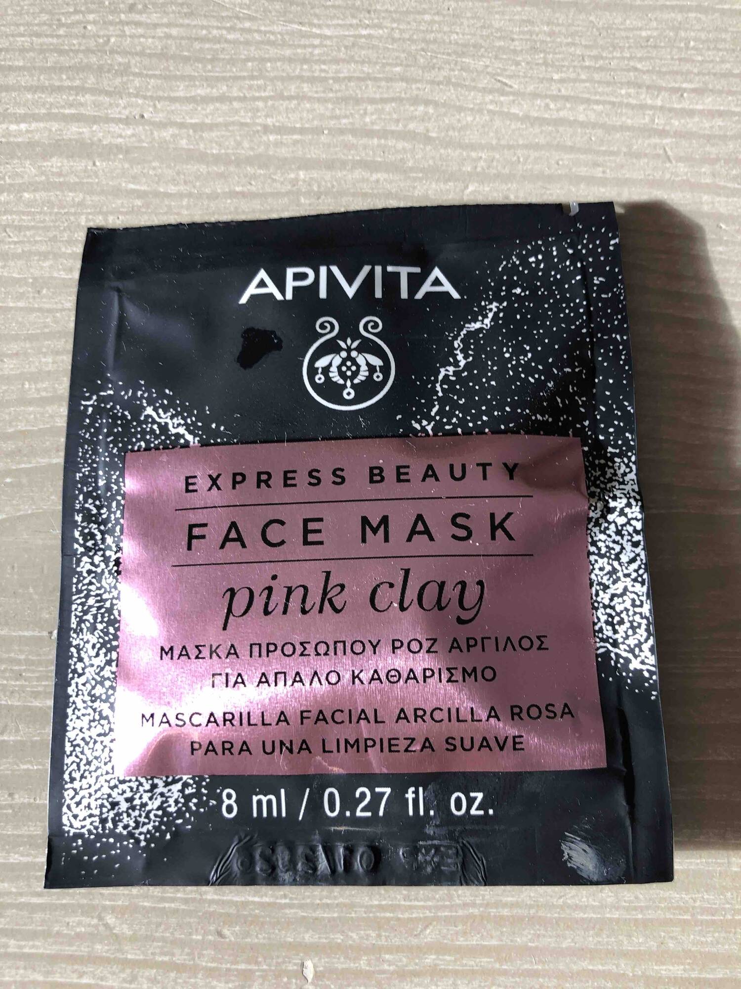 APIVITA - Pink clay - Face mask