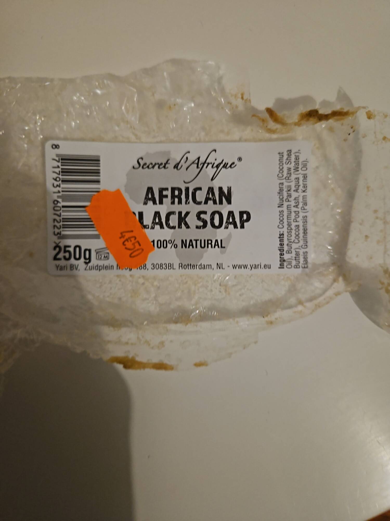 SECRET D'AFRIQUE - Africain black soap