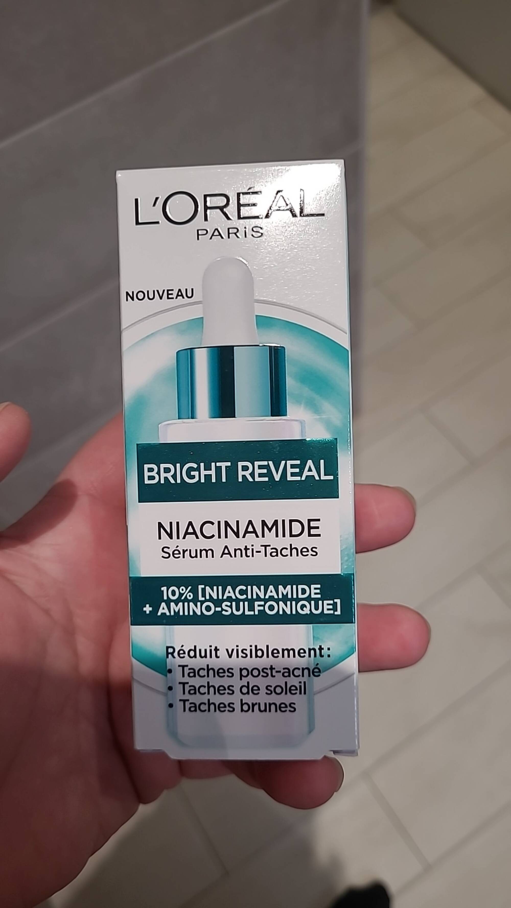 L'ORÉAL - Bright reveal - Sérum anti-taches niacinamide 