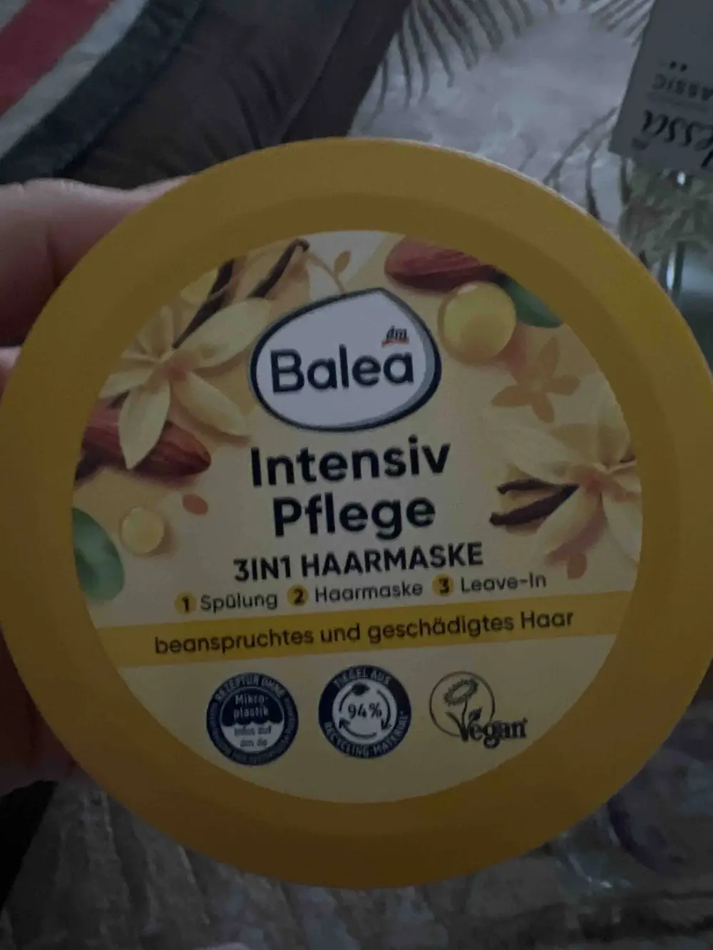 BALEA - Intensiv pflege - 3in1 haarmaske