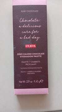 PUPA MILANO - Ruby chocolate - Palette 7 ombres à paupières 