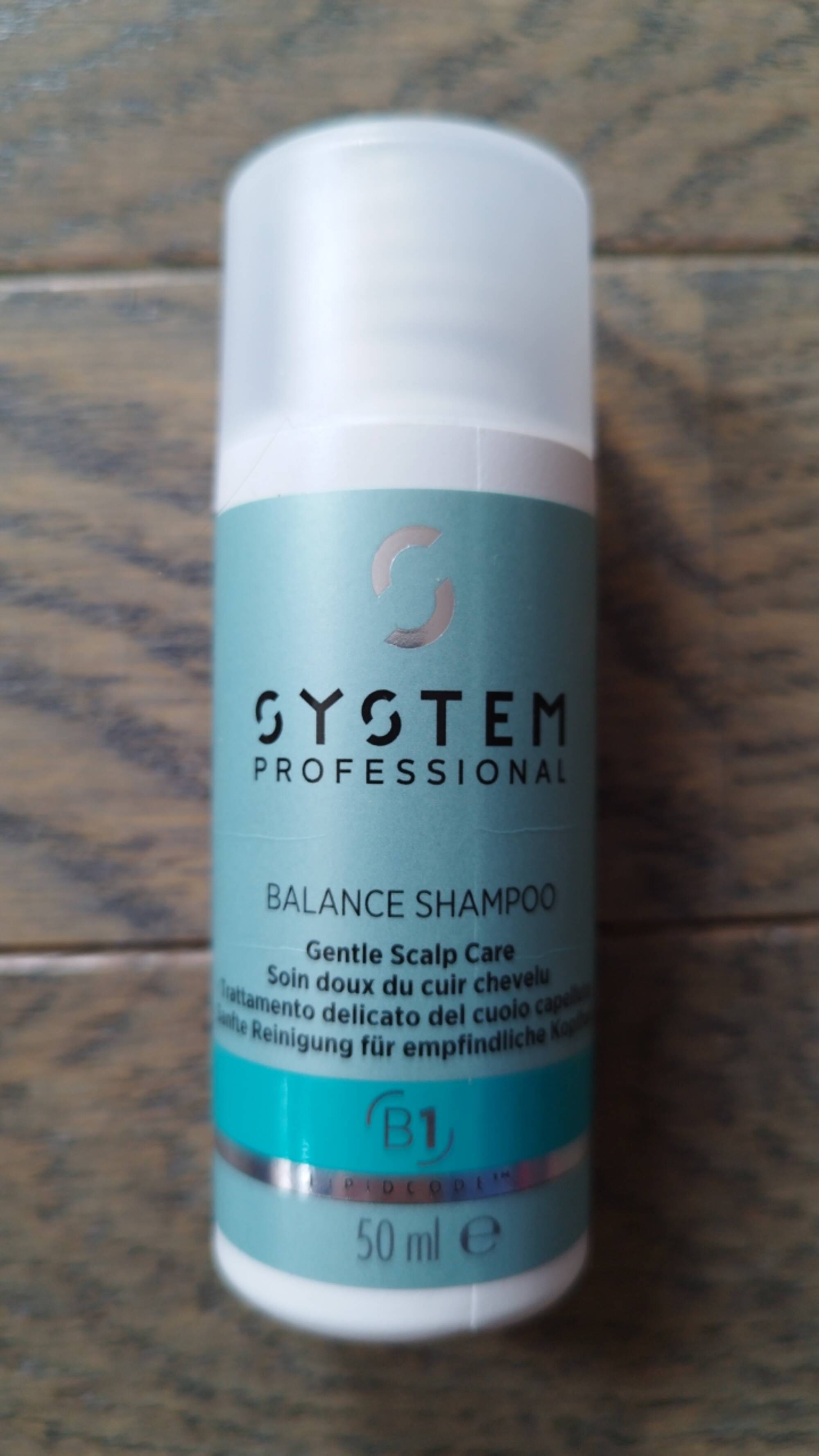 SYSTEM PROFESSIONAL - Balance shampoo B1 - Soin doux du cuir chevelu