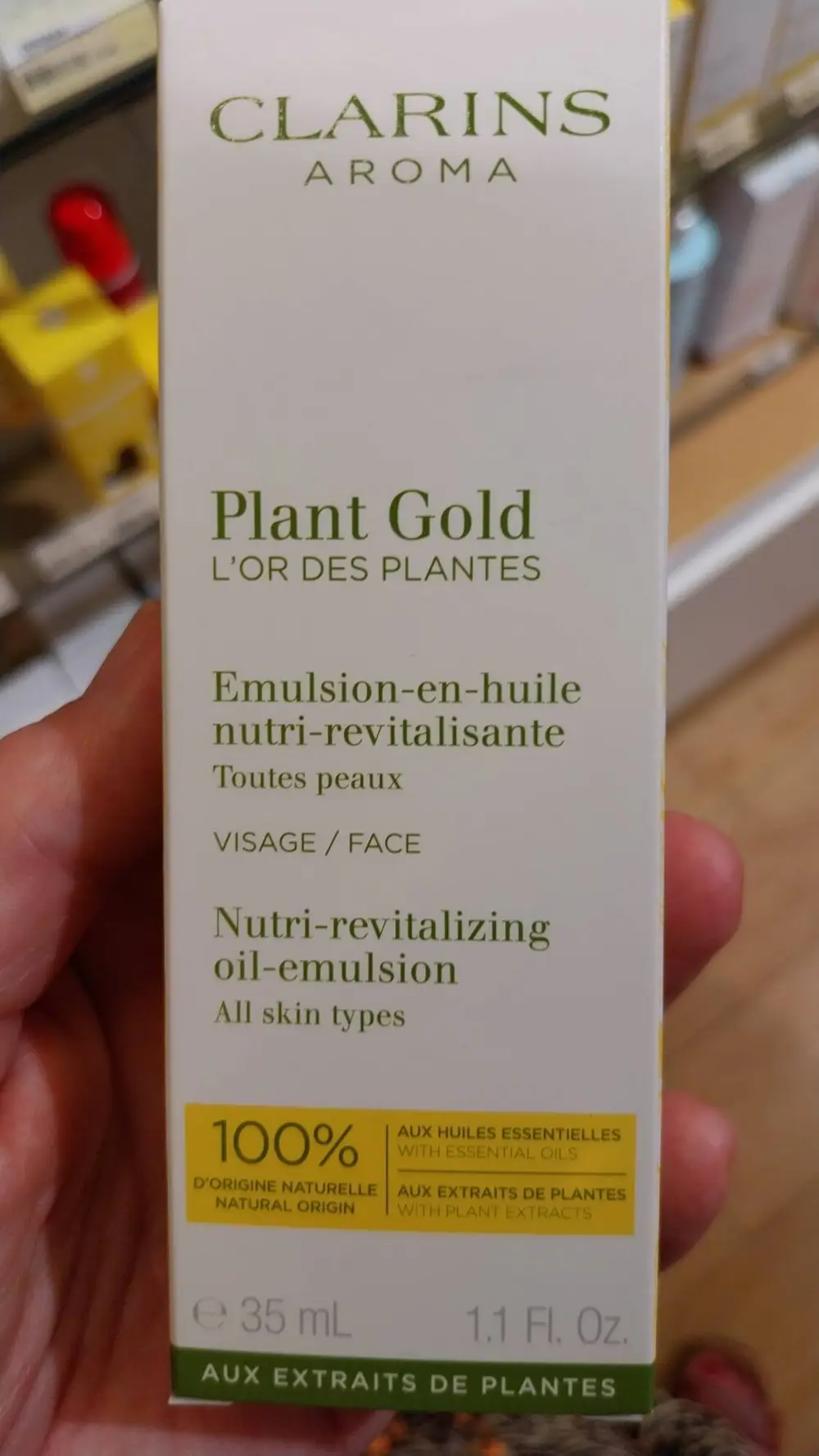 CLARINS - L'or des plantes - Émulsion en huile nutrition revitalisante visage