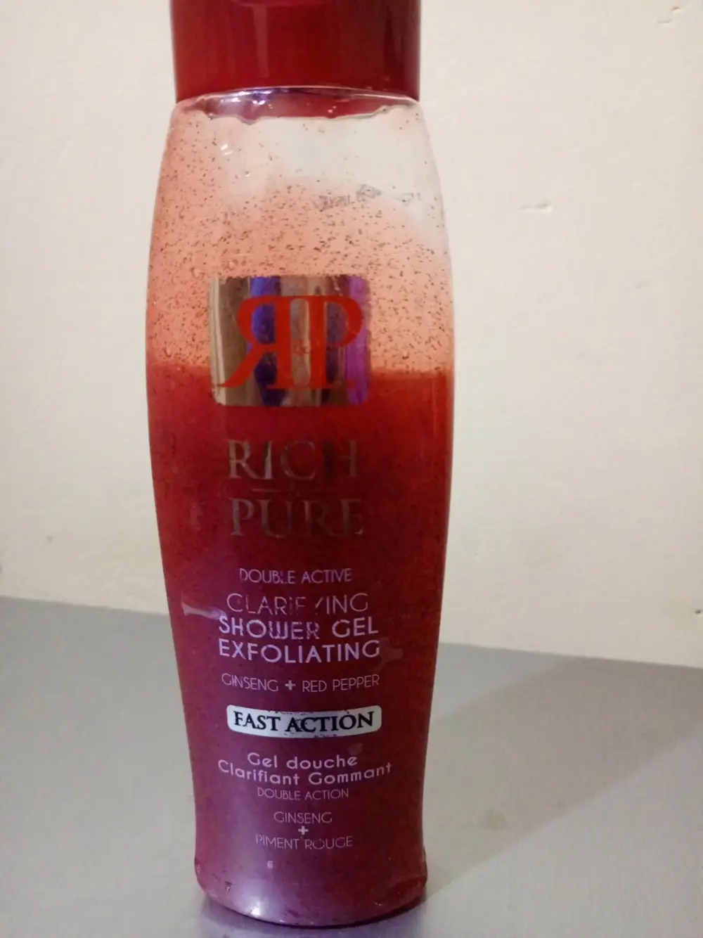 RICH PUR - Double active - Gel douche clarifiant gommant