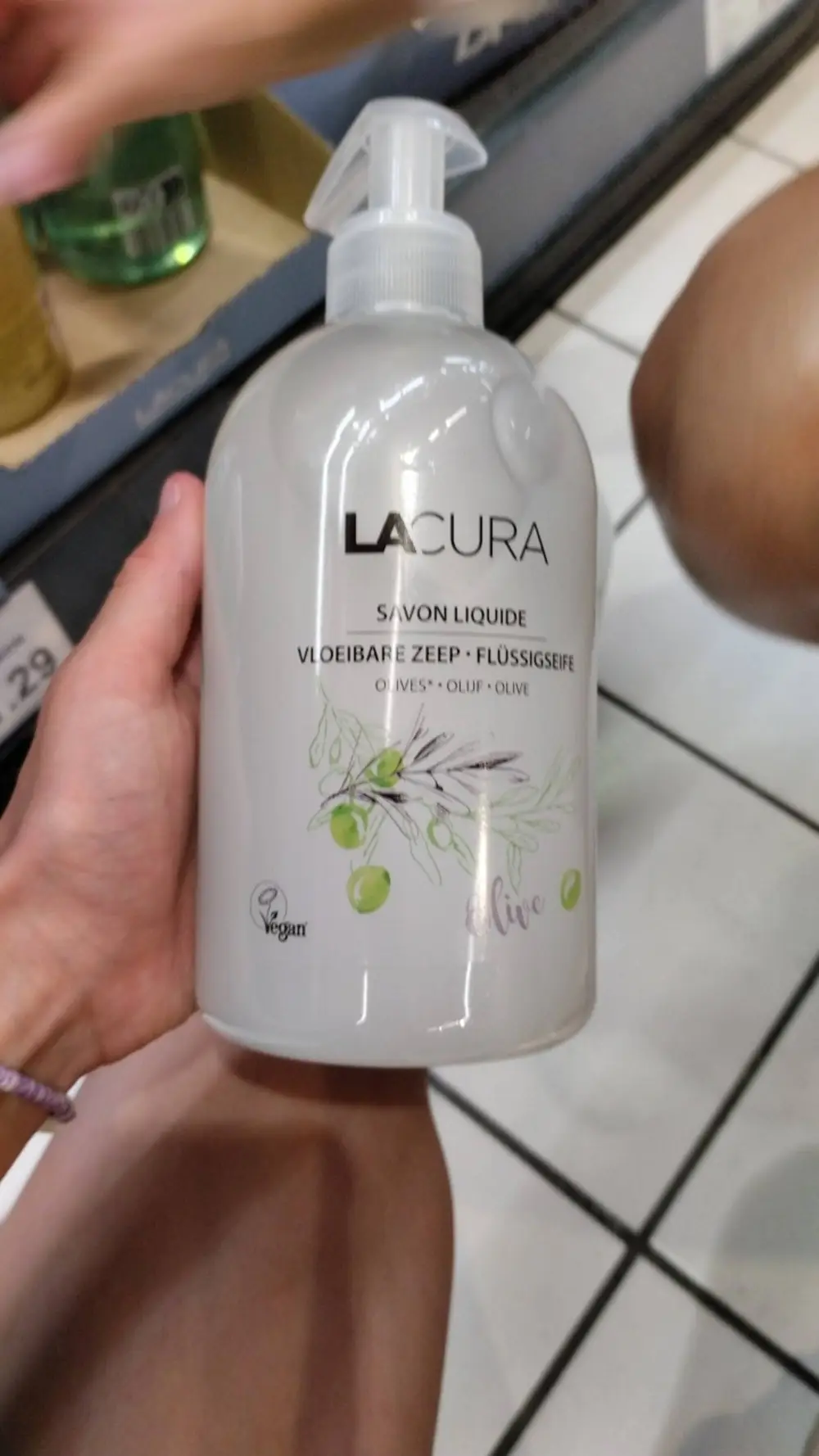 LACURA - Savon liquide à l'olive