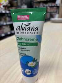 ALVIANA -  Dentifrice aux plantes bio