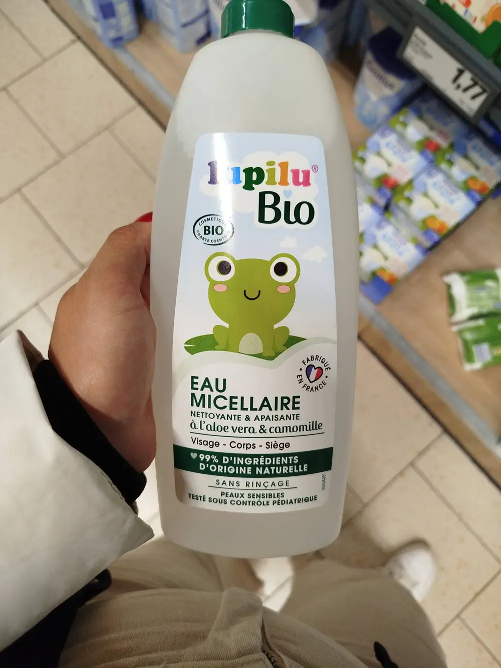 LUPILU - Eau micellaire nettoyante bébé sans rinçage