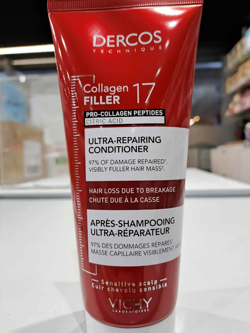 VICHY - Dercos collagen filler 17 - Après-shampooing